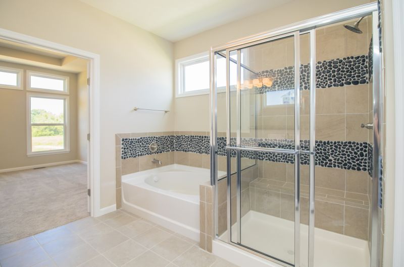 Glass Enclosed Shower